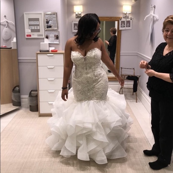 Mermaid Wedding Dress - Madison James - Picture 6 of 7